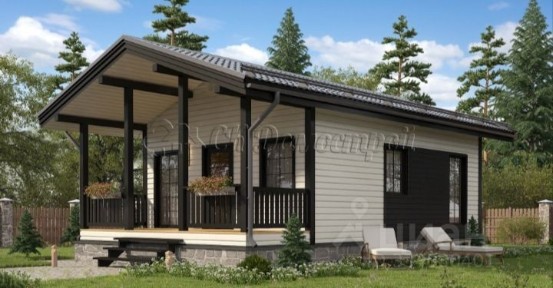 Продается 1-этажный дом, 54 м²