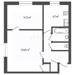 Продается 2-комн. квартира, 56 м²