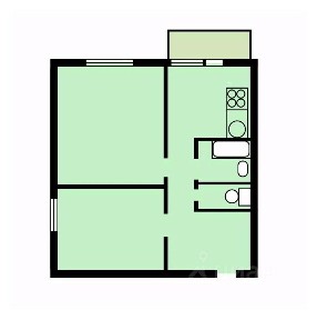 Сдается 2-комн. квартира, 38,6 м²