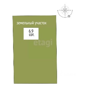 Продается 1-этажный дом, 40 м²