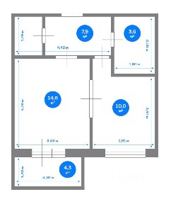 Продается 1-комн. квартира, 37,3 м²