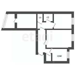 Продается 3-комн. квартира, 63,2 м²