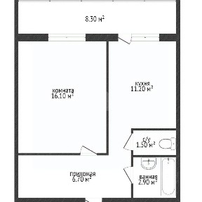 Продается 1-комн. квартира, 40 м²
