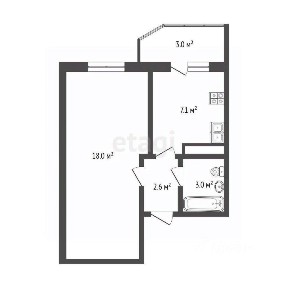 Продается 1-комн. квартира, 30,7 м²