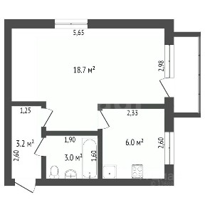 Продается 1-комн. квартира, 34,8 м²