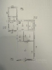 Продается 1-этажный дом, 43,9 м²