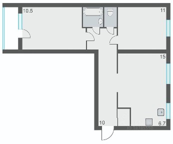 Продается 3-комн. квартира, 58,3 м²