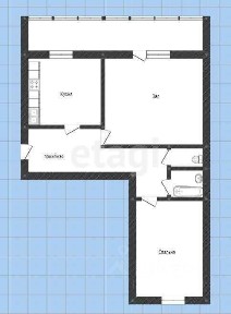 Продается 2-комн. квартира, 47,3 м²