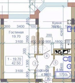 Продается 1-комн. квартира, 43 м²