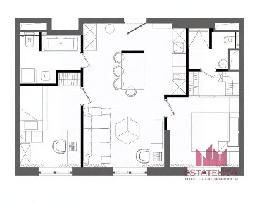 Продается 2-комн. квартира, 57,4 м²