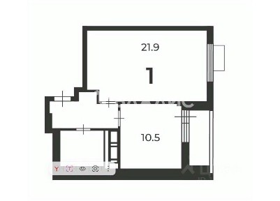 Продается 1-комн. квартира, 41,5 м²