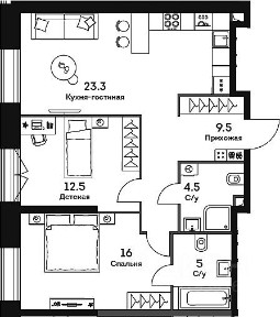Продается 3-комн. квартира, 70,8 м²