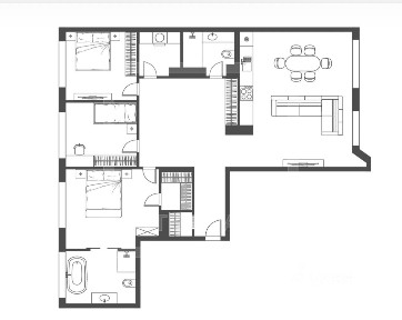 Продаются 4-комн. апартаменты, 167 м²