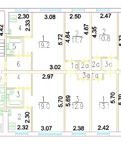Продается 3-комн. квартира, 58,7 м²