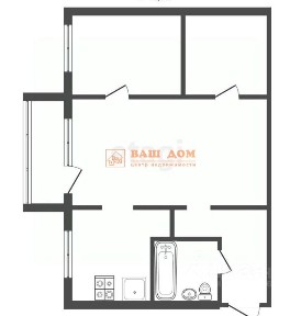 Продается 2-комн. квартира, 45,3 м²