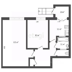 Продаются 2-комн. апартаменты, 40 м²