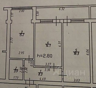 Продается 2-комн. квартира, 59,8 м²