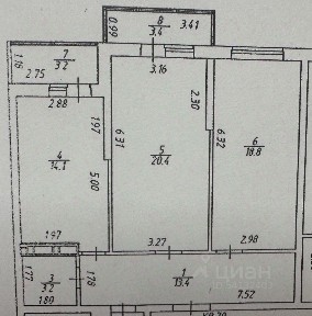 Продается 2-комн. квартира, 72 м²