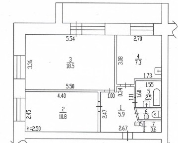 Продается 2-комн. квартира, 46,6 м²