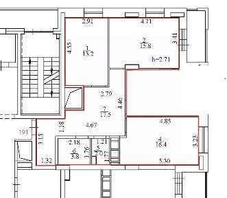 Сдается 2-комн. квартира, 70 м²