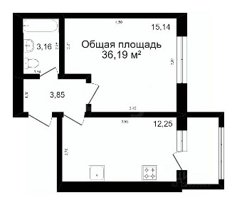 Сдается 1-комн. квартира, 32,6 м²
