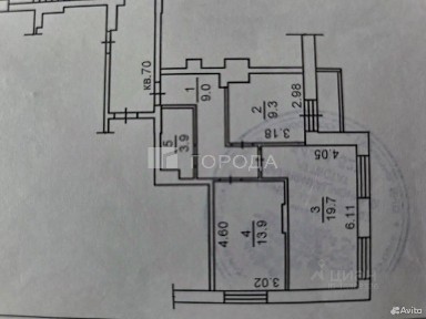 Продается 2-комн. квартира, 56 м²