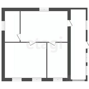Продается 1-этажный дом, 53,1 м²
