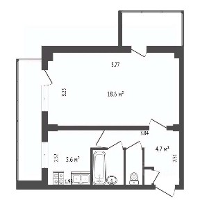 Продается 1-комн. квартира, 32,5 м²