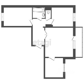 Продается 2-комн. квартира, 56,8 м²