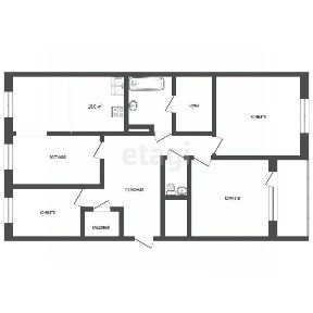 Продается 4-комн. квартира, 142 м²