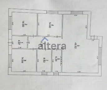 Продается 1-этажный дом, 127 м²