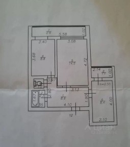 Продается 2-комн. квартира, 43,8 м²