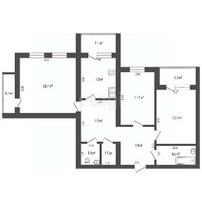 Продается 3-комн. квартира, 77,9 м²