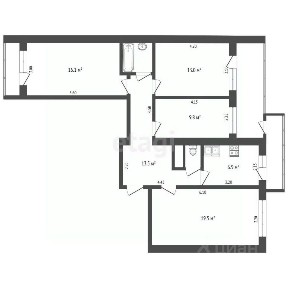 Продается 4-комн. квартира, 83,4 м²