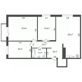 Продается 3-комн. квартира, 81,7 м²