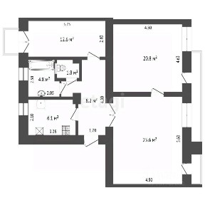 Продается 3-комн. квартира, 79,9 м²