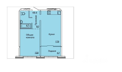 Сдается 2-комн. квартира, 44,5 м²