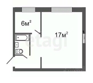 Продается 1-комн. квартира, 30 м²