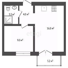 Продается 1-комн. квартира, 35,5 м²