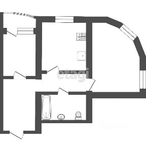 Продается 2-комн. квартира, 85,6 м²