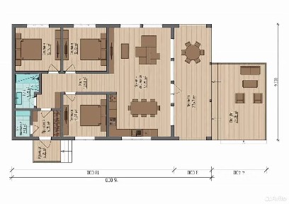 Продается 1-этажный коттедж, 140 м²