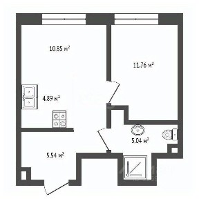 Продается 1-комн. квартира, 37,78 м²