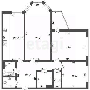 Продается 3-комн. квартира, 80 м²