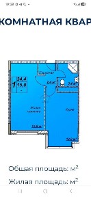 Продаются 1-комн. апартаменты, 39 м²
