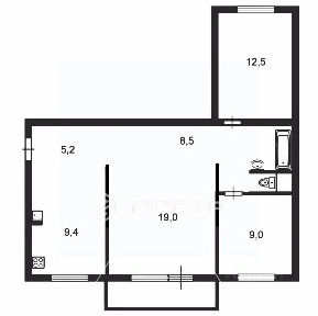 Продается 3-комн. квартира, 68,5 м²
