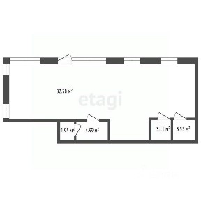 Продается помещение свободного назначения, 95,78 м²