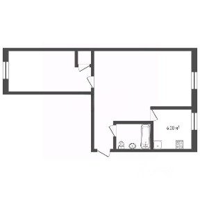 Продается 2-комн. квартира, 42,7 м²
