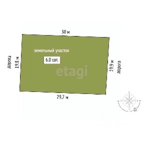 Продается 1-этажный дом, 25 м²