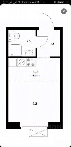 Продается студия, 19,5 м²