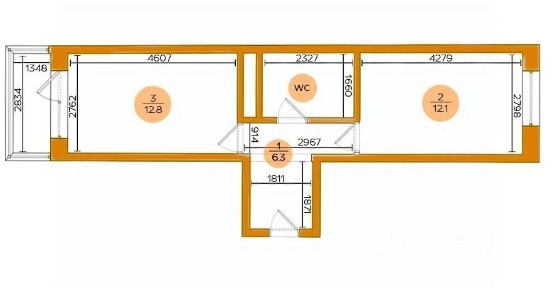 Продается 1-комн. квартира, 35,7 м²